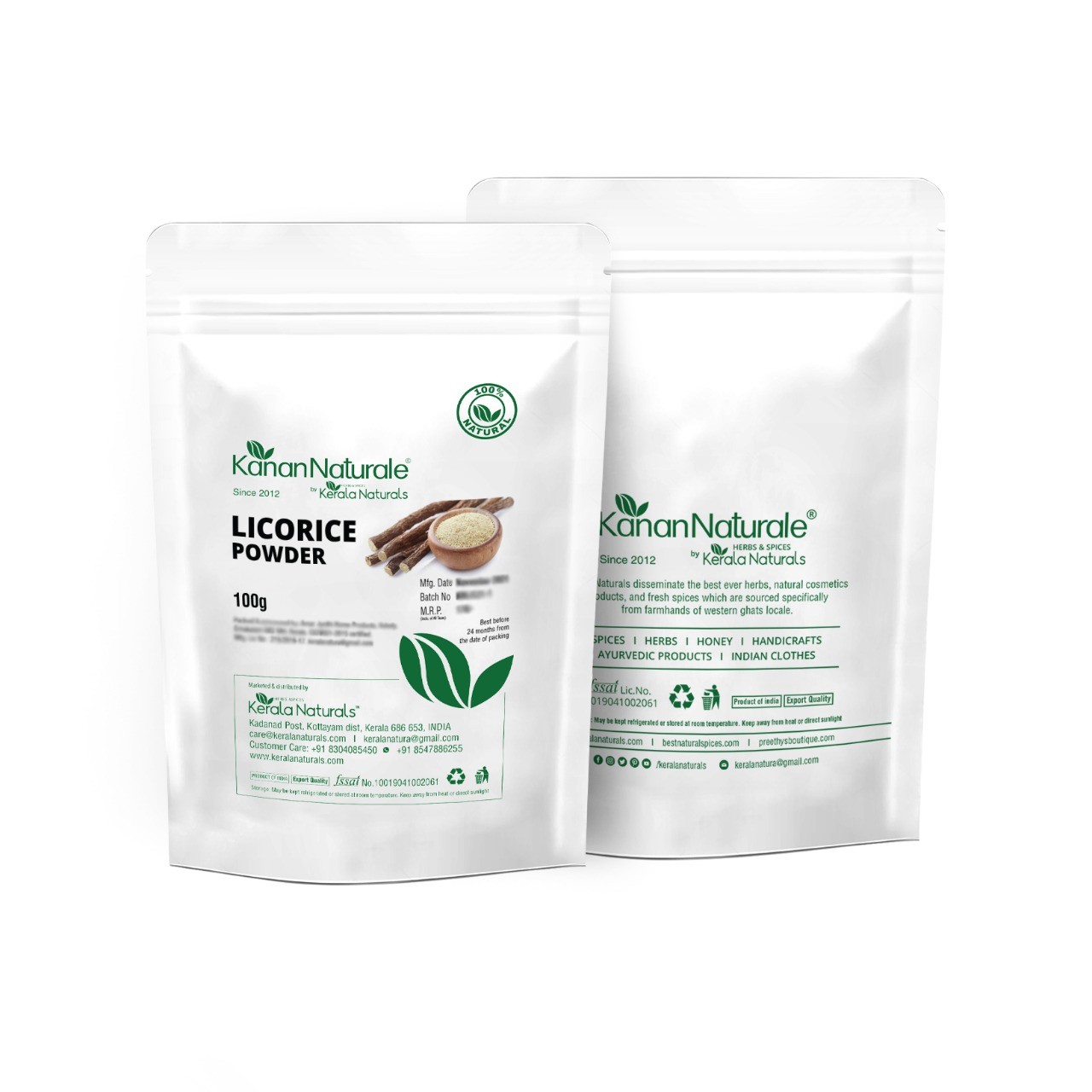 Kerala Naturals Licorice root powder  2 * 100gm