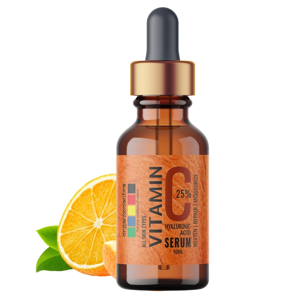 Organix Mantra Vitamin C Serum 25% Vitamin B3, Skin Brightening, Hydrating, 10ML