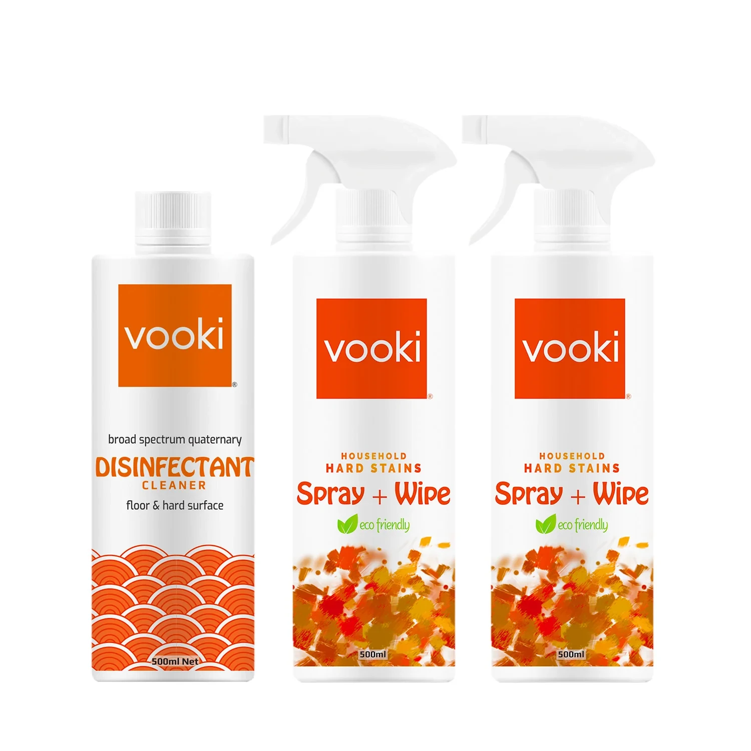 Hard Stains Spray + Wipe (2nos) & Disinfectant Cleaner (1no) | Combo