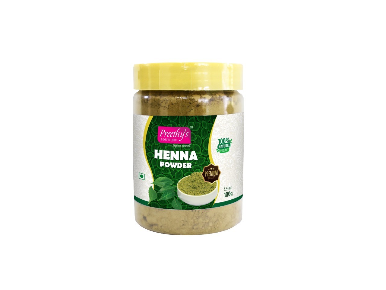 Preethy's Boutique Henna Powder 100gm