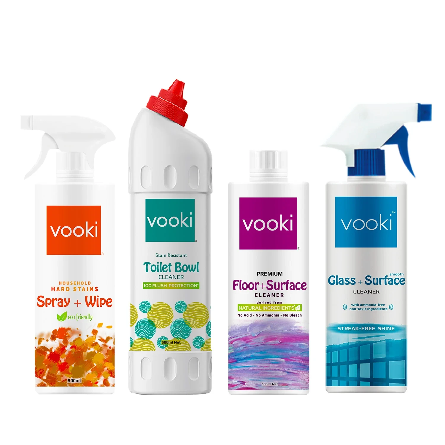 Vooki  Home Hygiene Combo (Pack of 4)